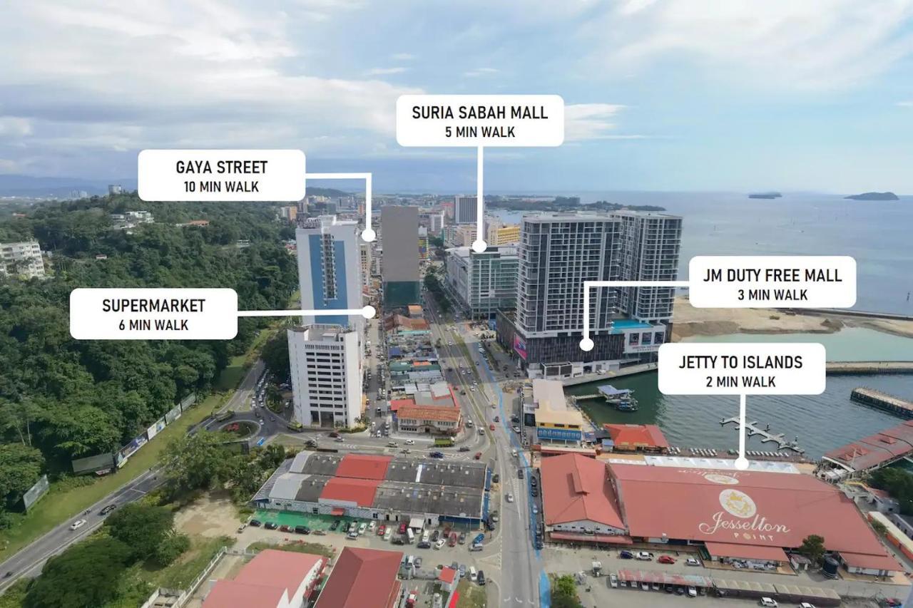 Отель Jesselton Quay Sea View Кота-Кинабалу Экстерьер фото